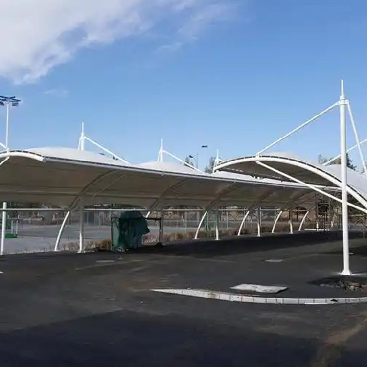 恭城膜结构电动车棚