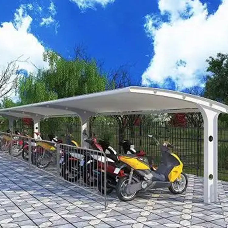 恭城膜结构电动车棚